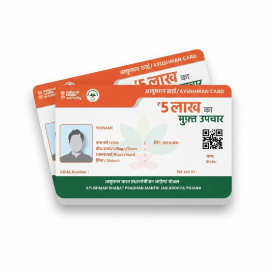 Ayushman Card Print – PVC Ayushman Bharat Card Printing Service