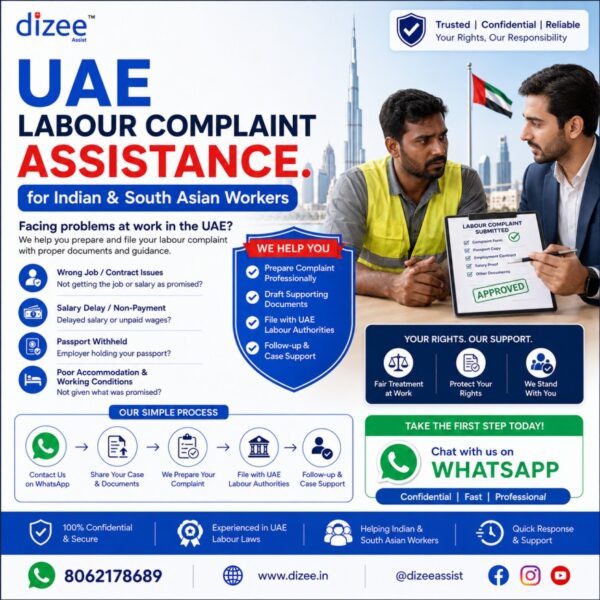 UAE Labour Complaint Assistance for Indian & South Asian Workers