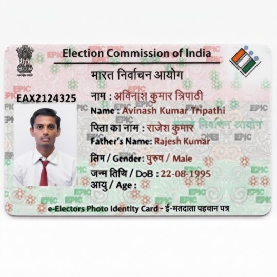 Voter ID Card Print – PVC Voter Card Printing Service